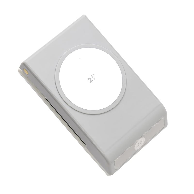 EK Tools مثقاب دائري كبير للحرف اليدوية، 2.25 بوصة، فضي، مع قفل أمان، لإنشاء دوائر مثالية لبطاقات الهدايا، والتدوين، وعلامات الهدايا، والدعوات، والزينة، والمزيد - Image 1